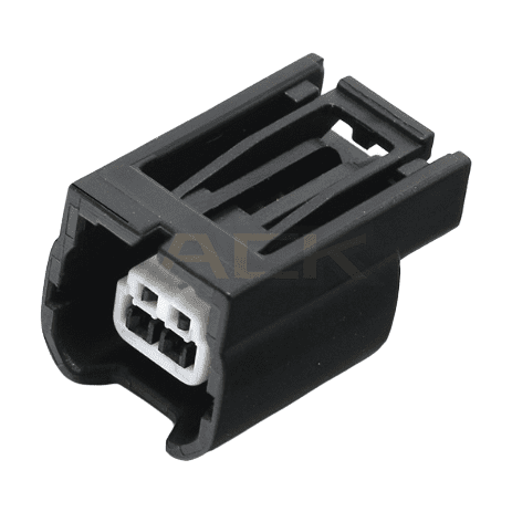 2 pole yazaki female fog light connector front abs wheel speed sensor plug ignition coil socket housing 7283 2090 30 for honda infiniti