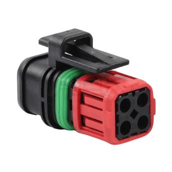 4 way female fuel injector plug oxygen sensor connector 1337352 1