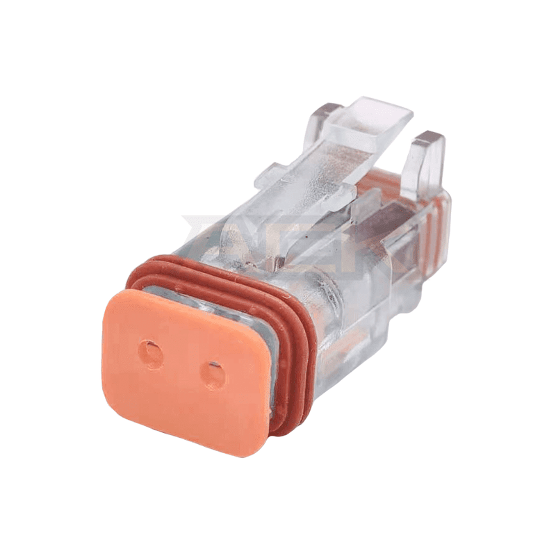 deutsch dt series 2 way receptacle connector transparent color dt06 2s with w2s