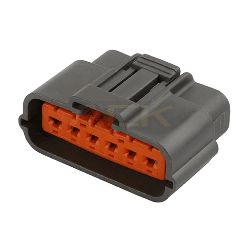 6 pin female waterproof automotive accelerator pedal plug ignition connector for nissan 6195 0035
