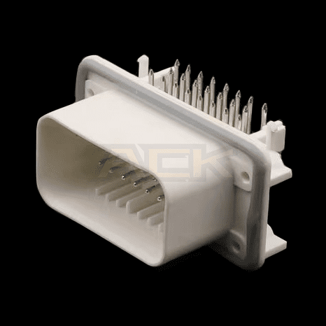 right angle 23 pin ampseal male sensor connector ecu pcb header 776087 2