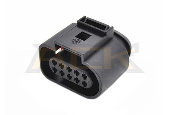 Conector impermeable hembra VW de 10 vías para pestillo de puerta delantera izquierda o derecha 1J0 973 715